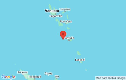  Port-Vila, Vanuatu earthquake location