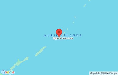  Kuril Islands earthquake location