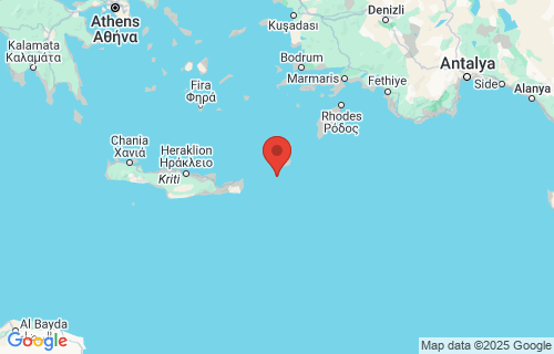  Fry, Greece earthquake location