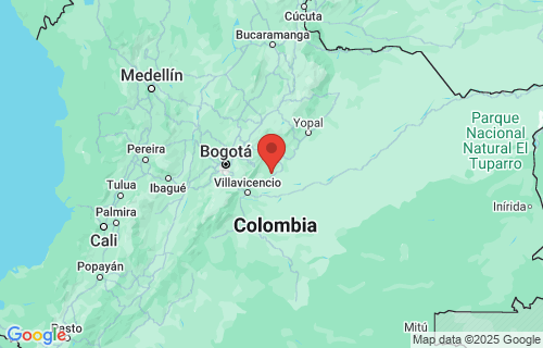  Paratebueno, Colombia earthquake location