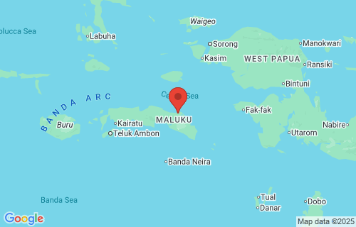  Masohi, Indonesia earthquake location