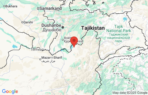  Yangī Qal‘ah, Afghanistan earthquake location