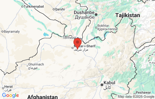 Afghanistan earthquake location Khulm, Afghanistan earthquake location