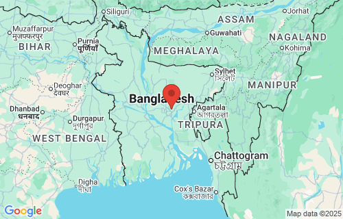  Narsingdi, Bangladesh earthquake location