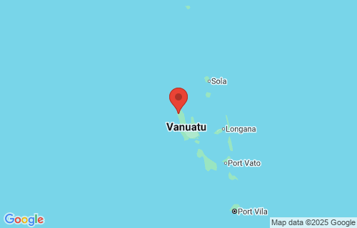 Vanuatu earthquake location Port-Olry, Vanuatu earthquake location